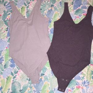 NWOT: 2️⃣ Women’s bodysuits size M